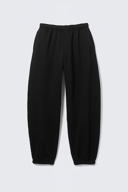 Sweatpants med lös passform i kraftig bomull