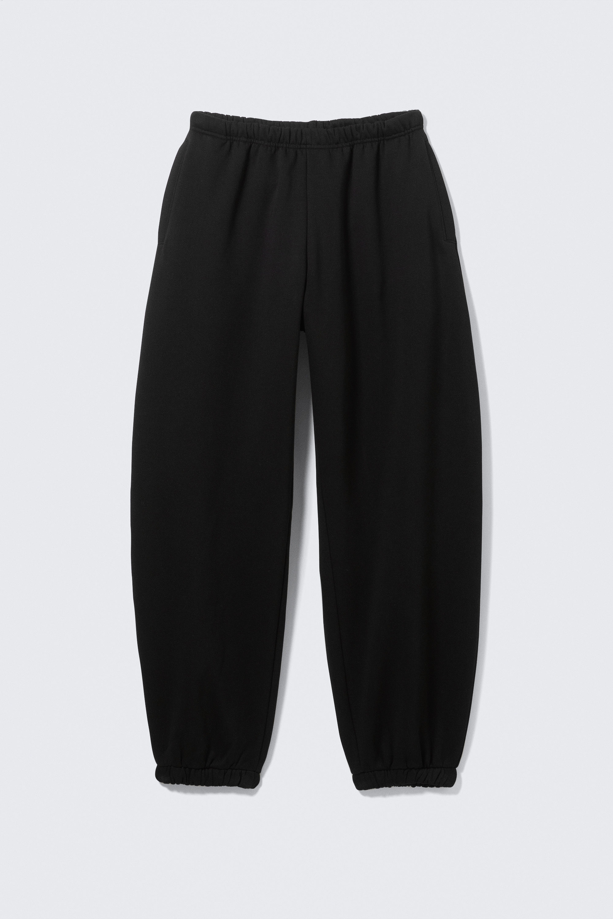 Black - Loose Heavyweight Sweatpants - 4