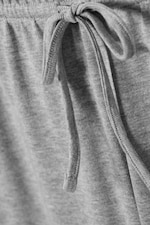 Gris chiné - Pantalon de pyjama décontracté taille mi-haute - 5