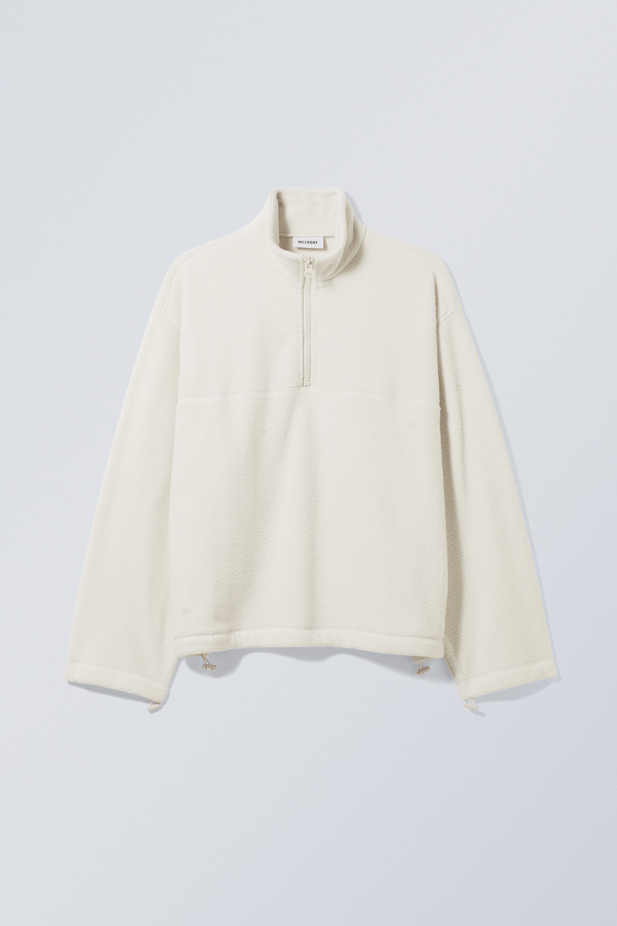 Cremeweiß - Fleece-Shirt Cora - 1