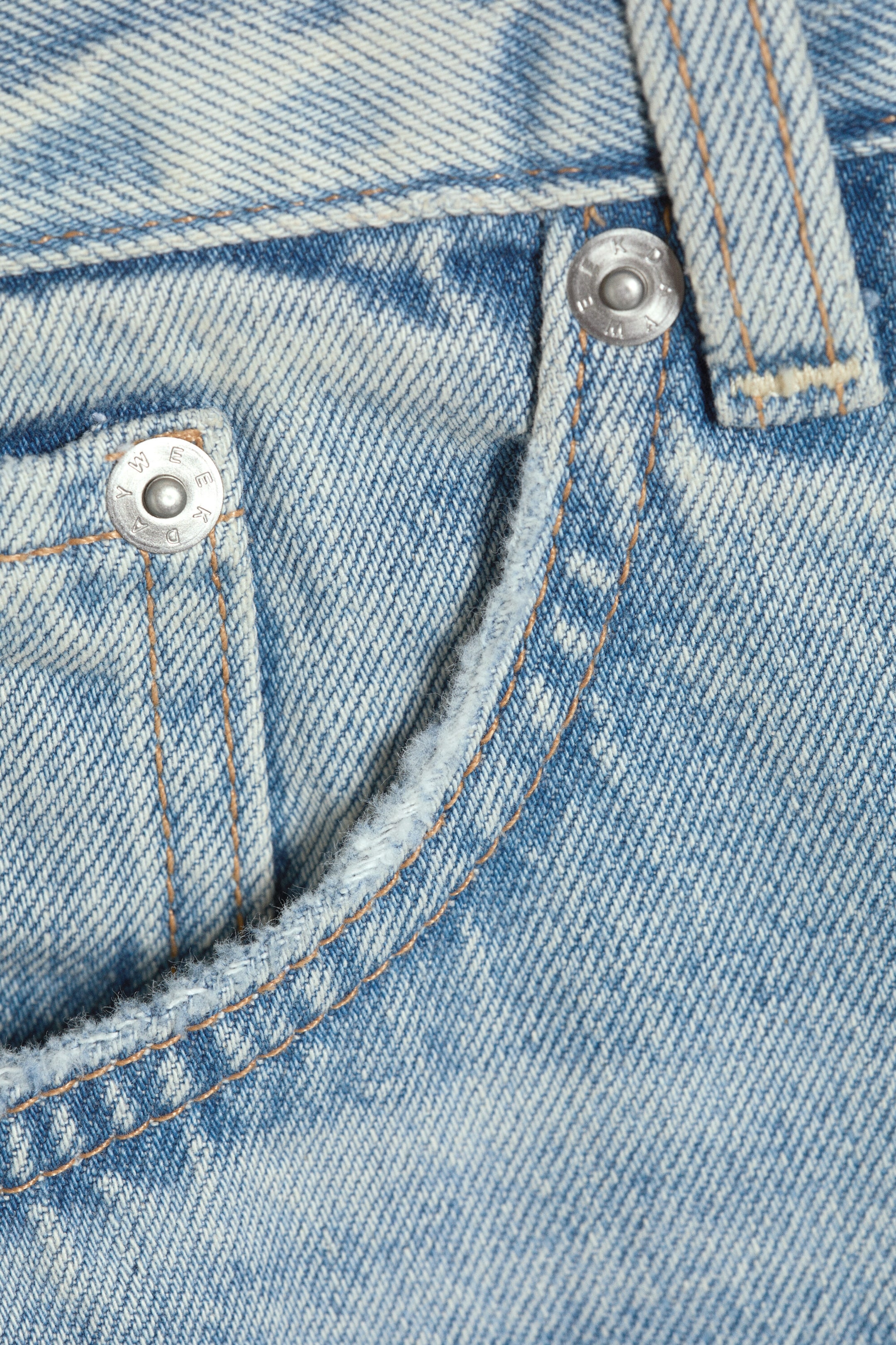 Bleached Sky - Mittelblau - MERCURY MID WAIST RELAXED BOOTCUT JEANS - 8