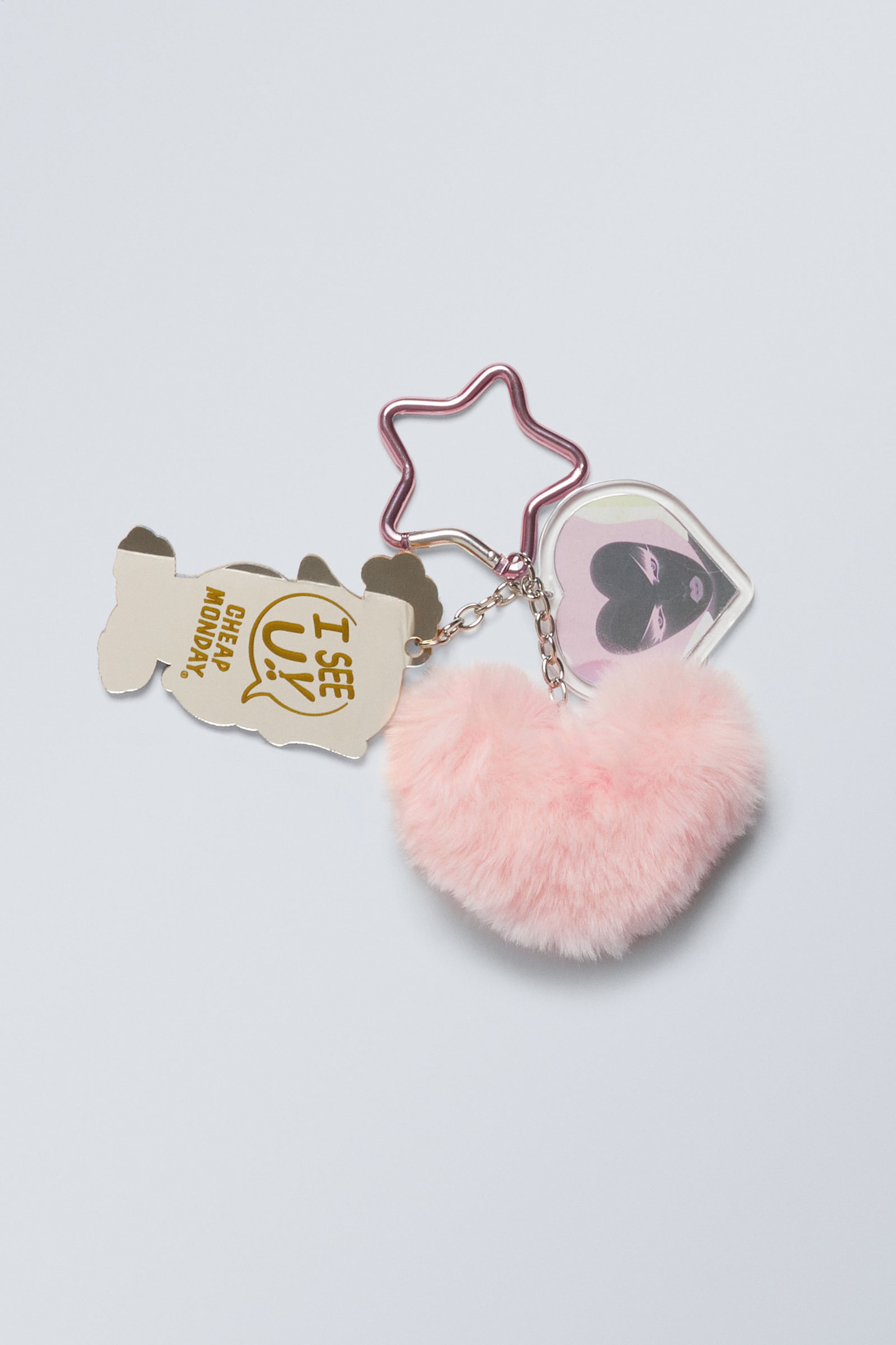 Pink - Elephant - Charm Keychain - 2