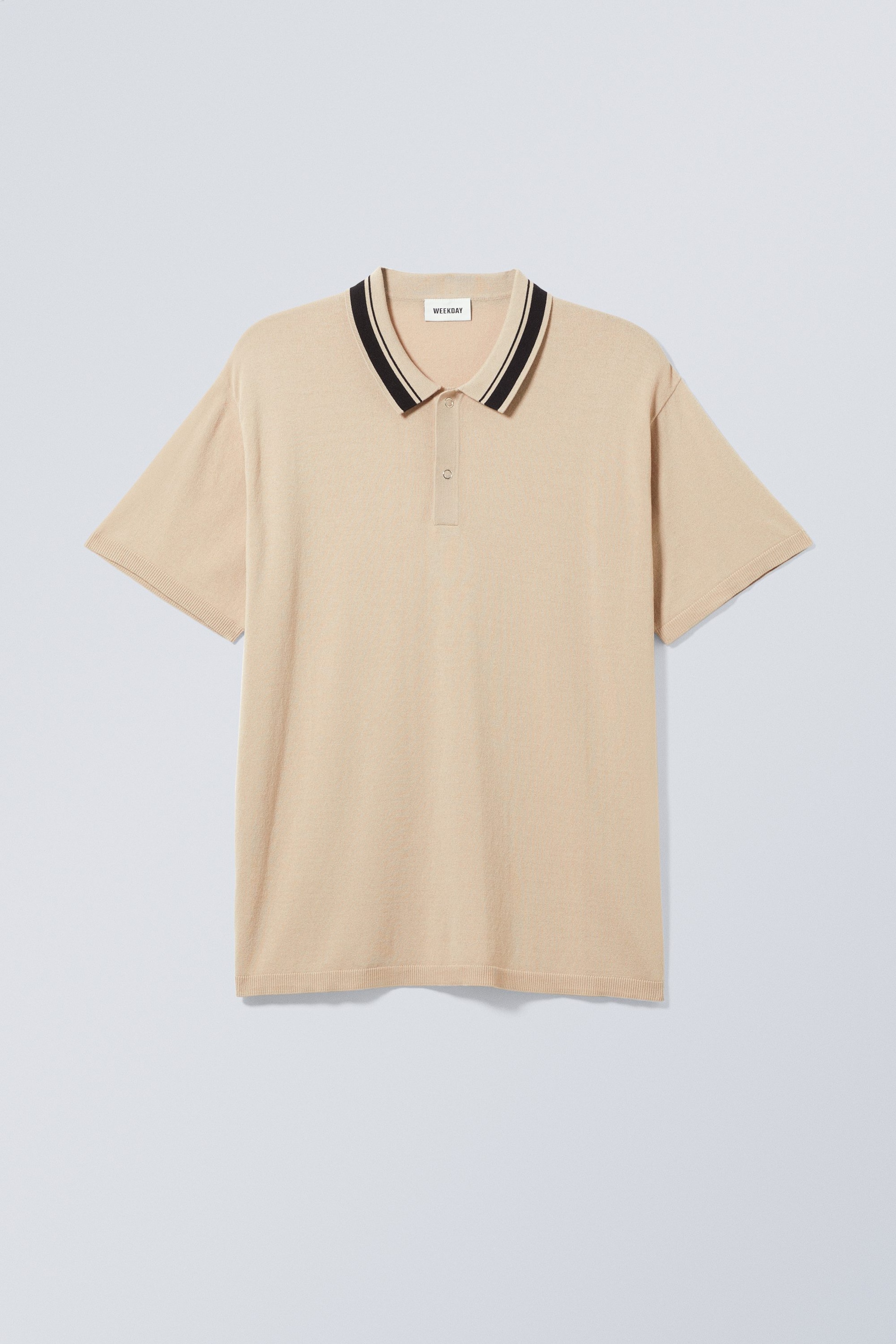 Beige - Jared Knitted Polo - 0