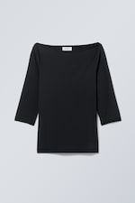 Black - Ciel Three Quarter Sleeve - 0