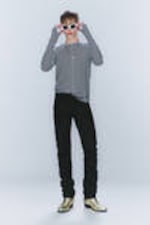 Coated Black - CM x LB Issue Rigid Coated Unisex Jeans - 0