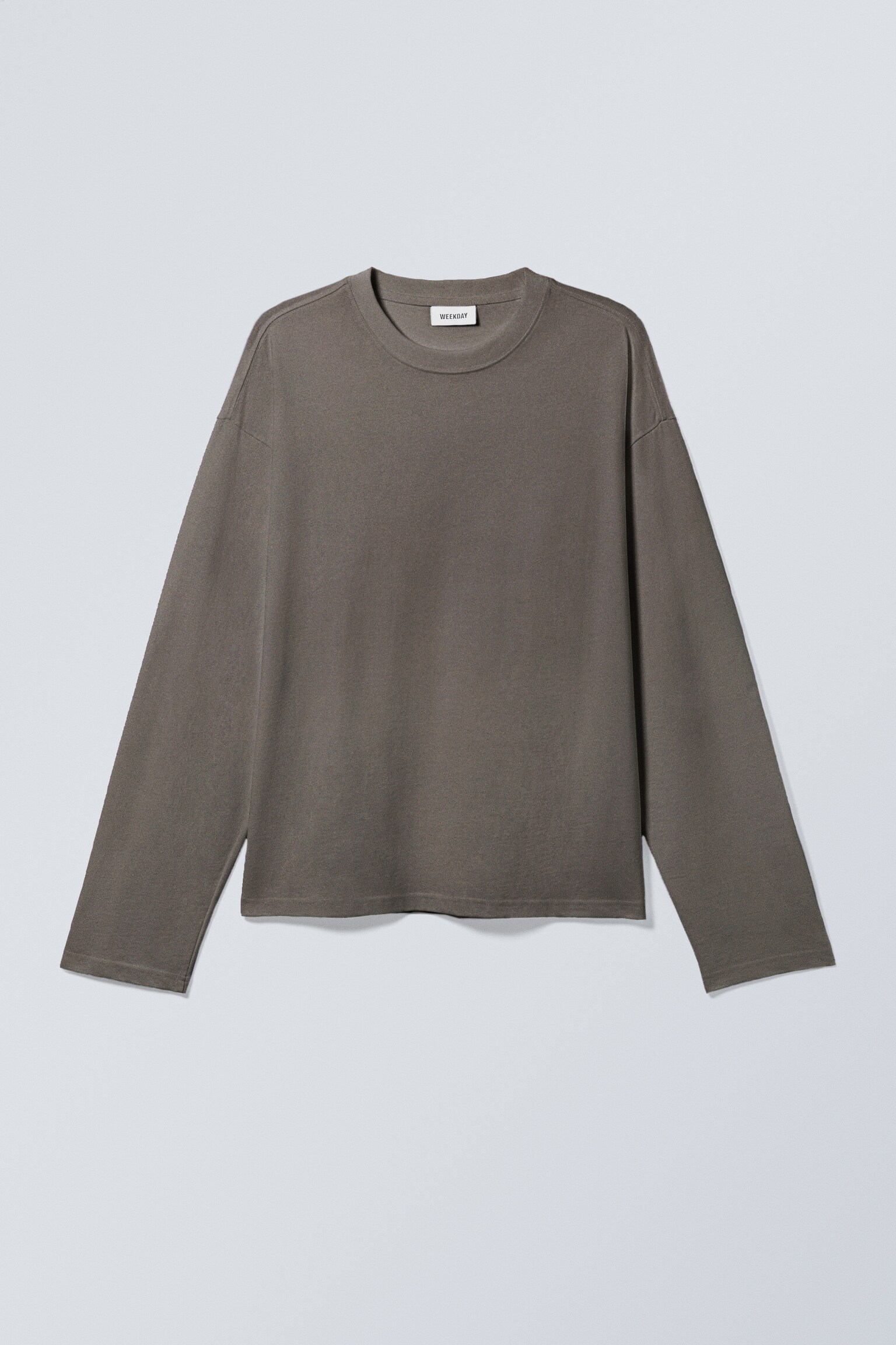 Great Boxy Long Sleeve T-shirt - Dark Mole/White/Black/Dark Brown/Dark Grey/Washed Blue/Dark Green/Light Grey Melange/Blue Fade