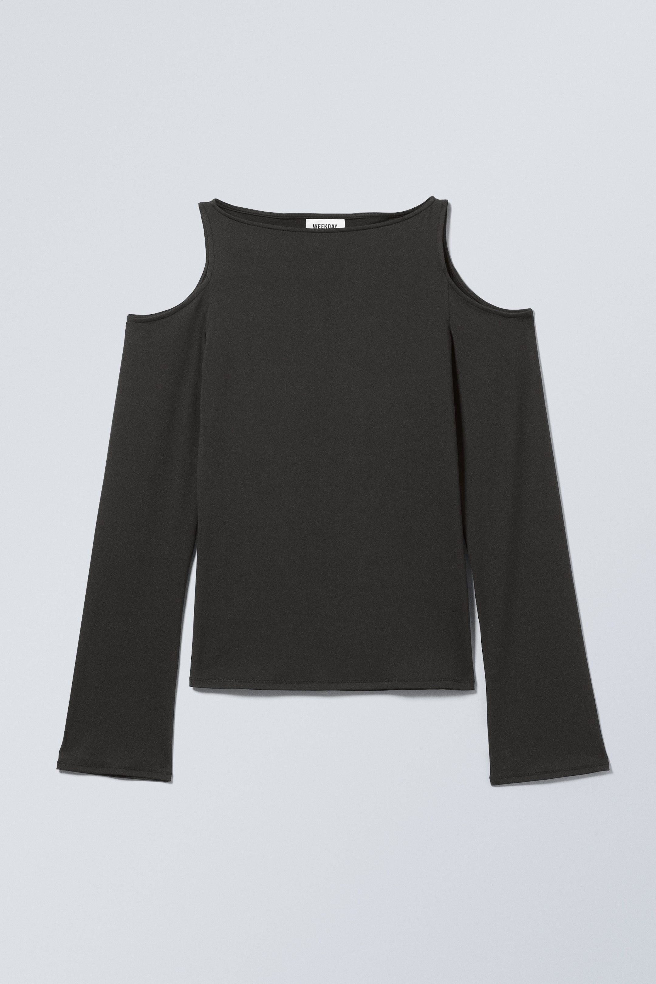 Black - Remi Shoulder Cut Out Top - 0