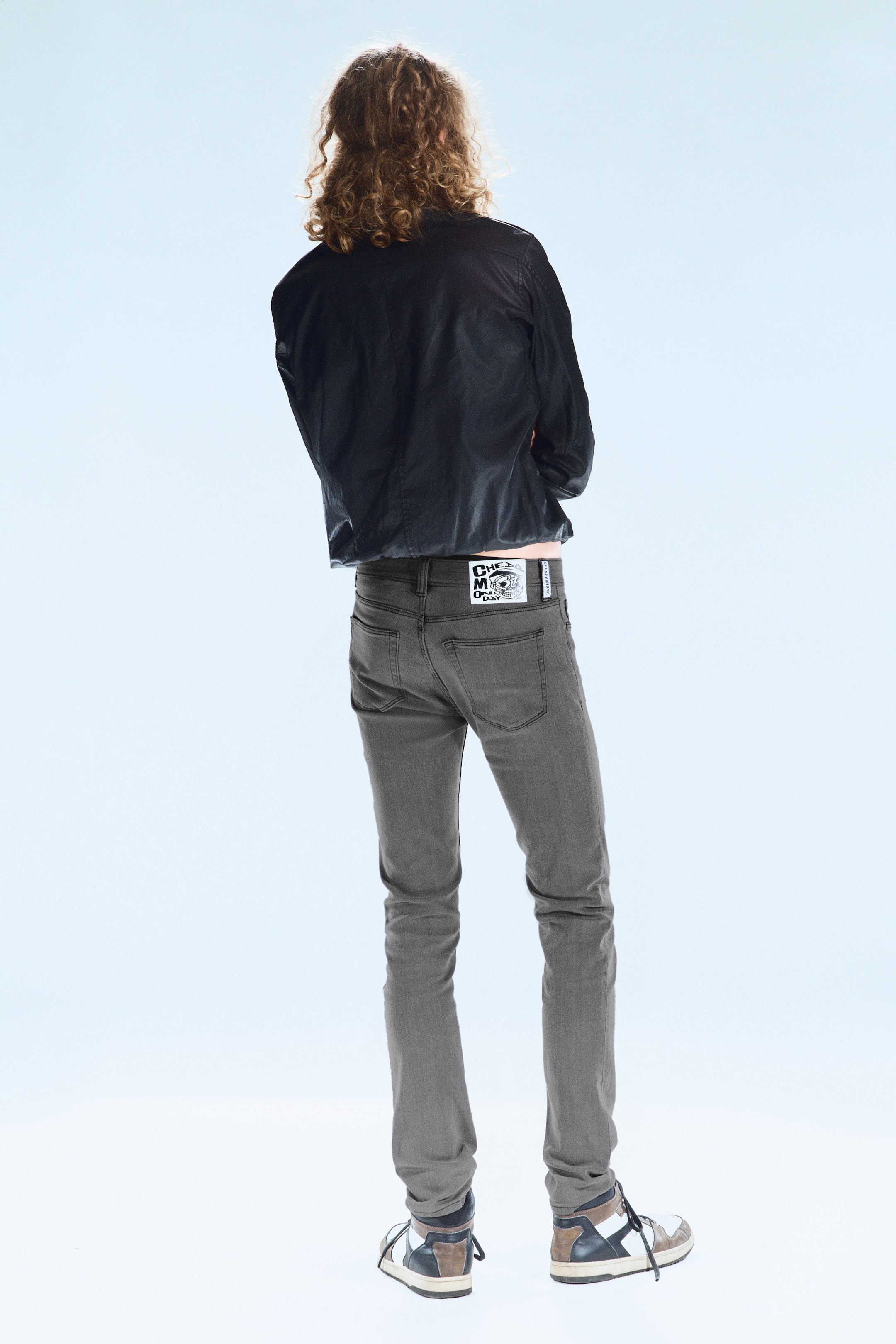 Bored Grey - Grey - Sleeze Low Waist Skinny Jeans - 2