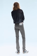 Bored Grey - Grey - Sleeze Low Waist Skinny Jeans - 2