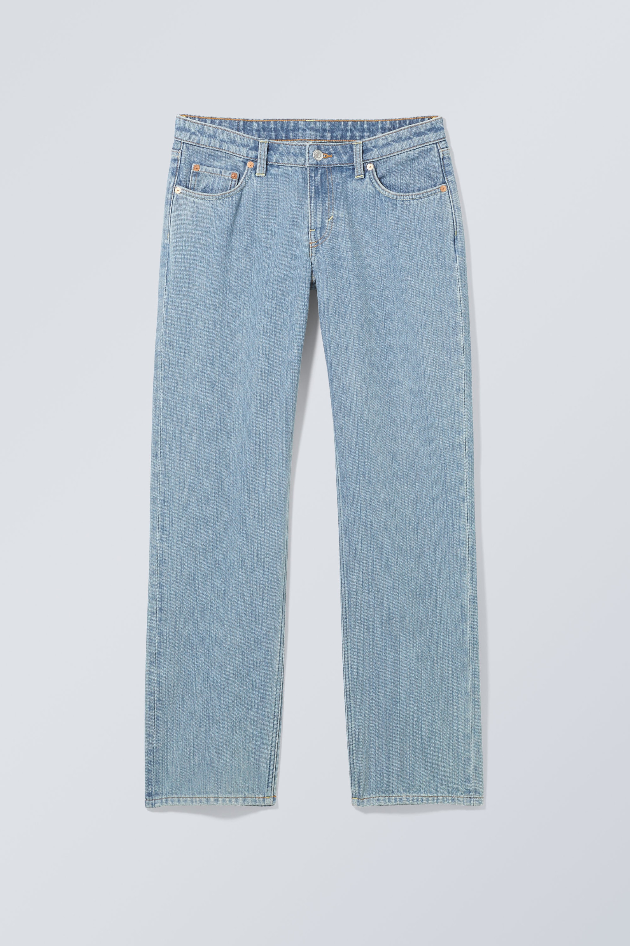 Novel Blue - Light Blue - Arrow Low Rise Regular Straight Jeans - 0