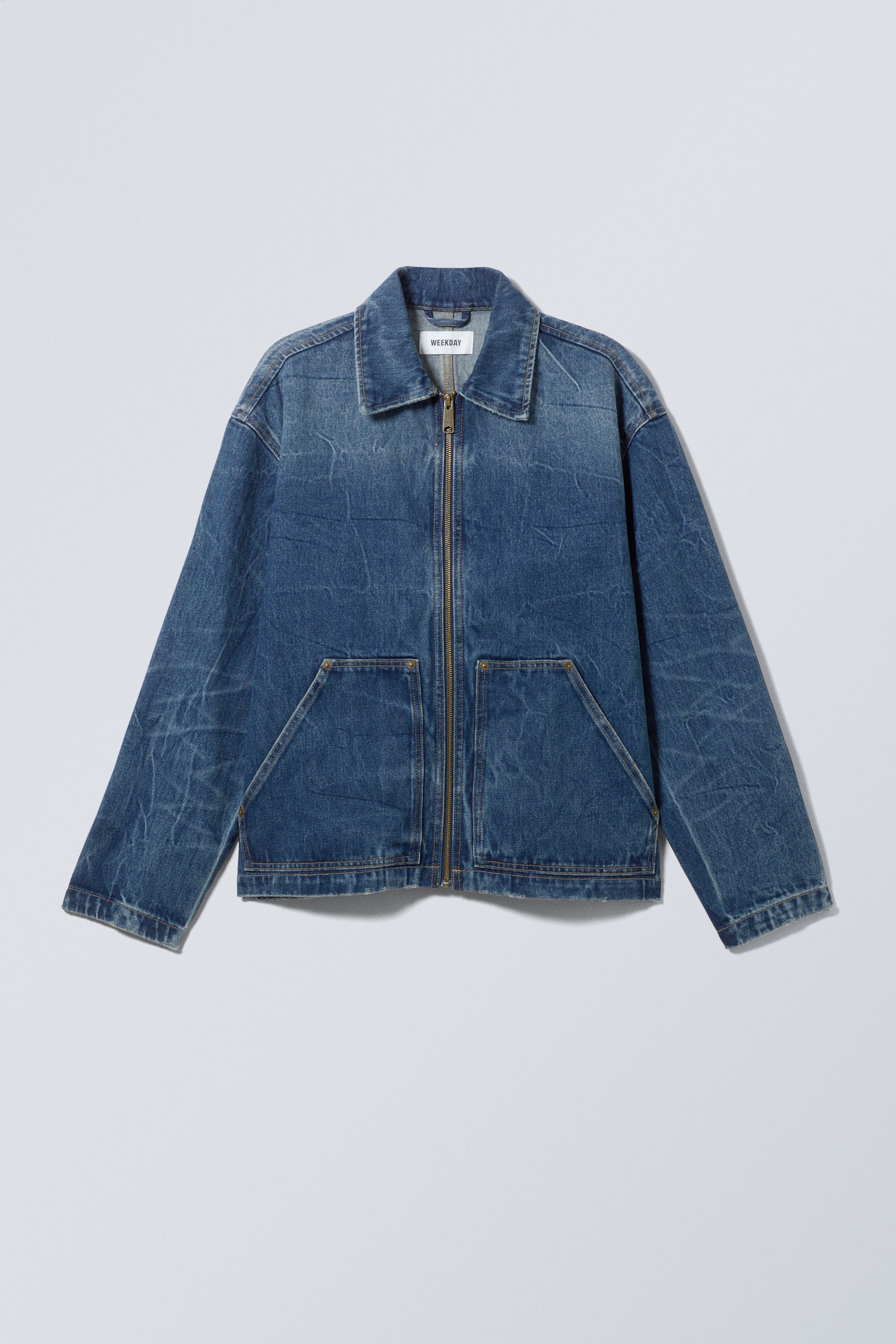 Blue Era - Loose Denim Workwear Jacket - 0