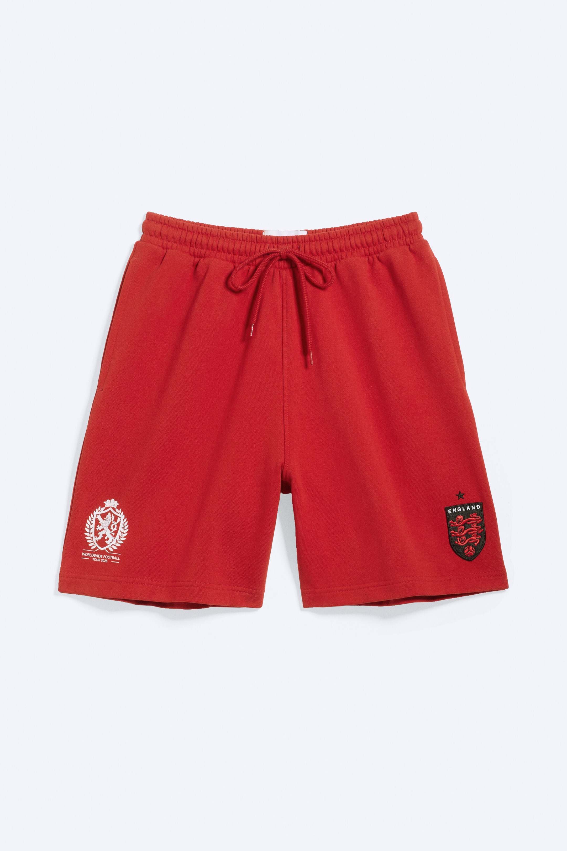 Bright Red - TOFFS Relaxed Jersey Football Shorts - 5
