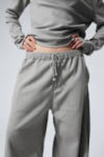 Dimgrå - Motion Low Waist Cotton Trousers - 2