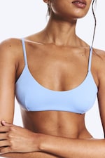 Bleu clair - Haut de bikini lanières - 1