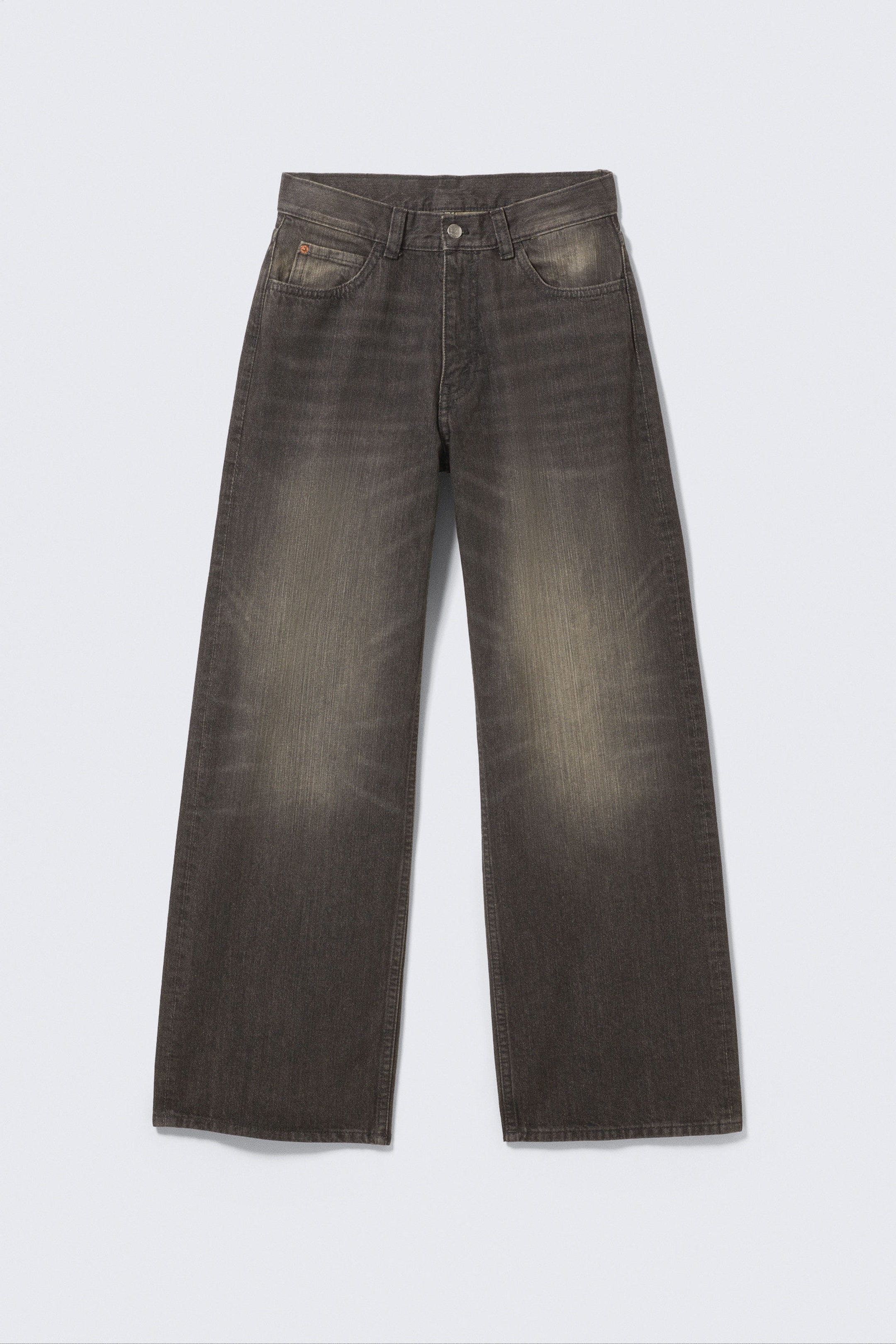 Mustard Black - Schwarz - Looser – Weite Jeans mit normaler Taille - 4