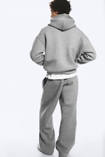 Grey Melange - Simon Scuba Hoodie - 6