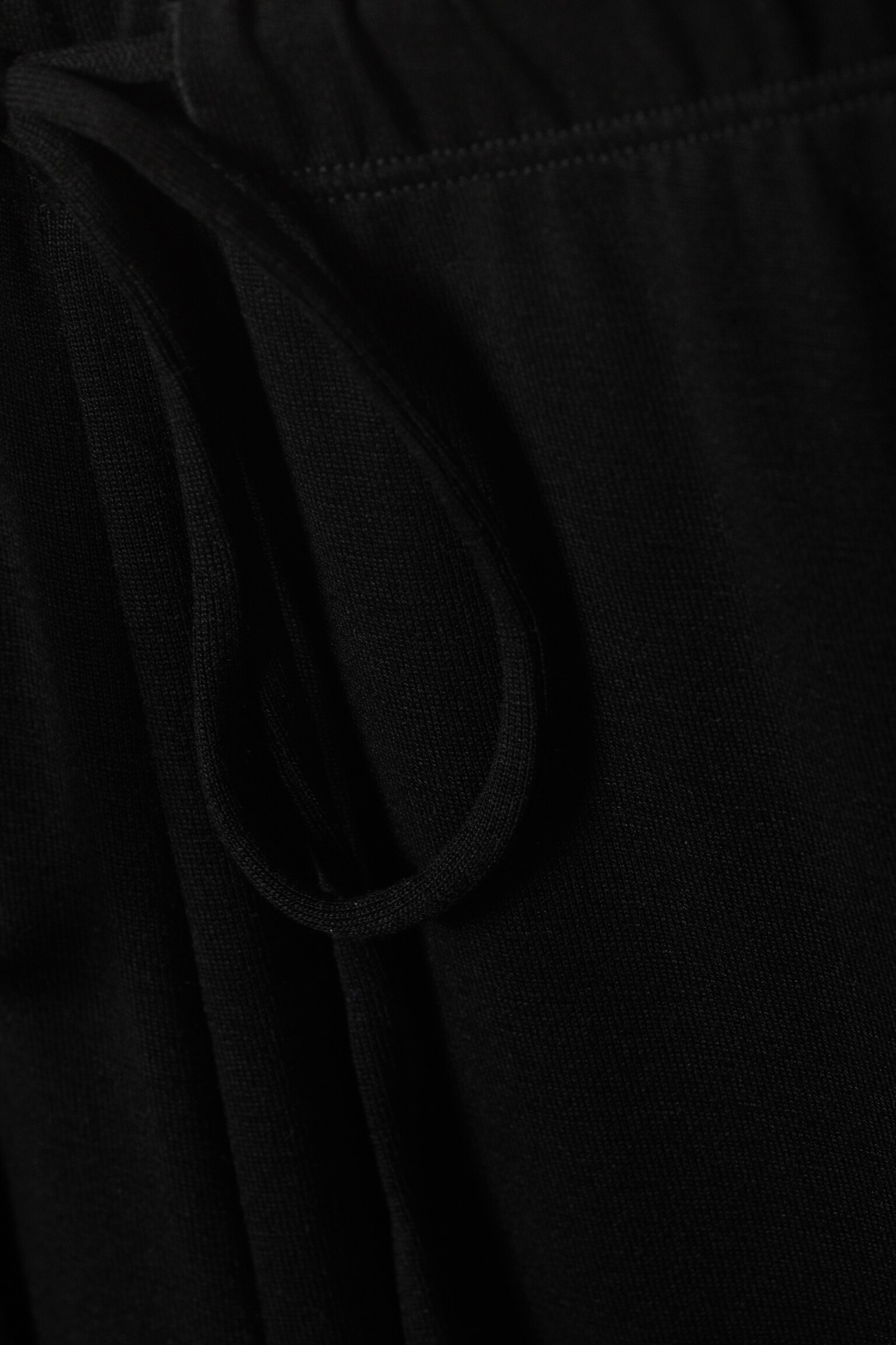 Wide-Leg Pull-On Lyocell Trousers - Black/Grey Melange/Black & Grey Stripes/Grey & White Stripes - 6