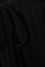 Black - Wide-Leg Pull-On Lyocell Trousers - 1