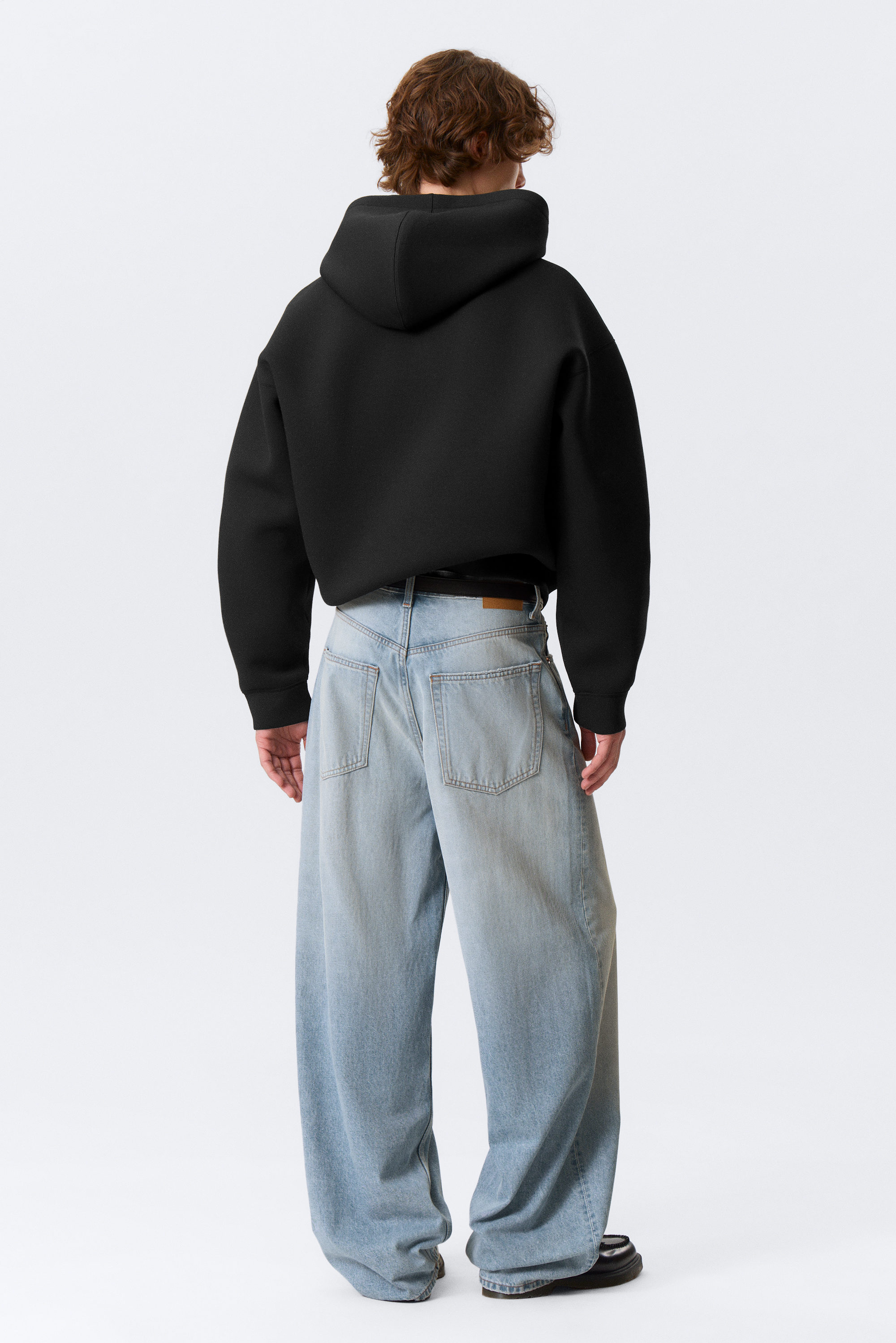 Kimberley Blue - Hellblau - Astro Mid Waist Loose Baggy Leg Jeans - 4