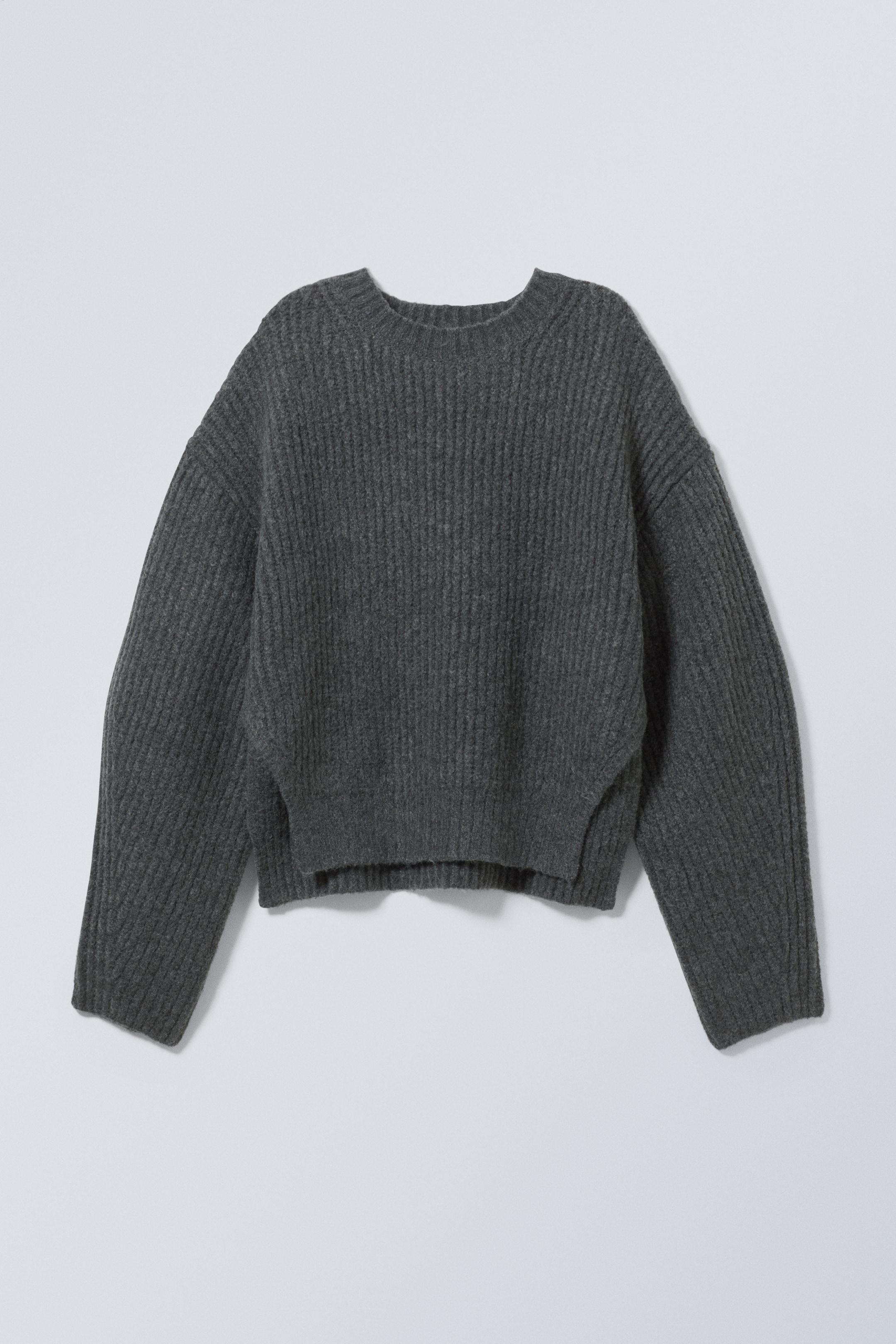 Dunkelgrau - Strickpullover Ivy - 0