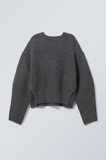 Dunkelgrau - Strickpullover Ivy - 0