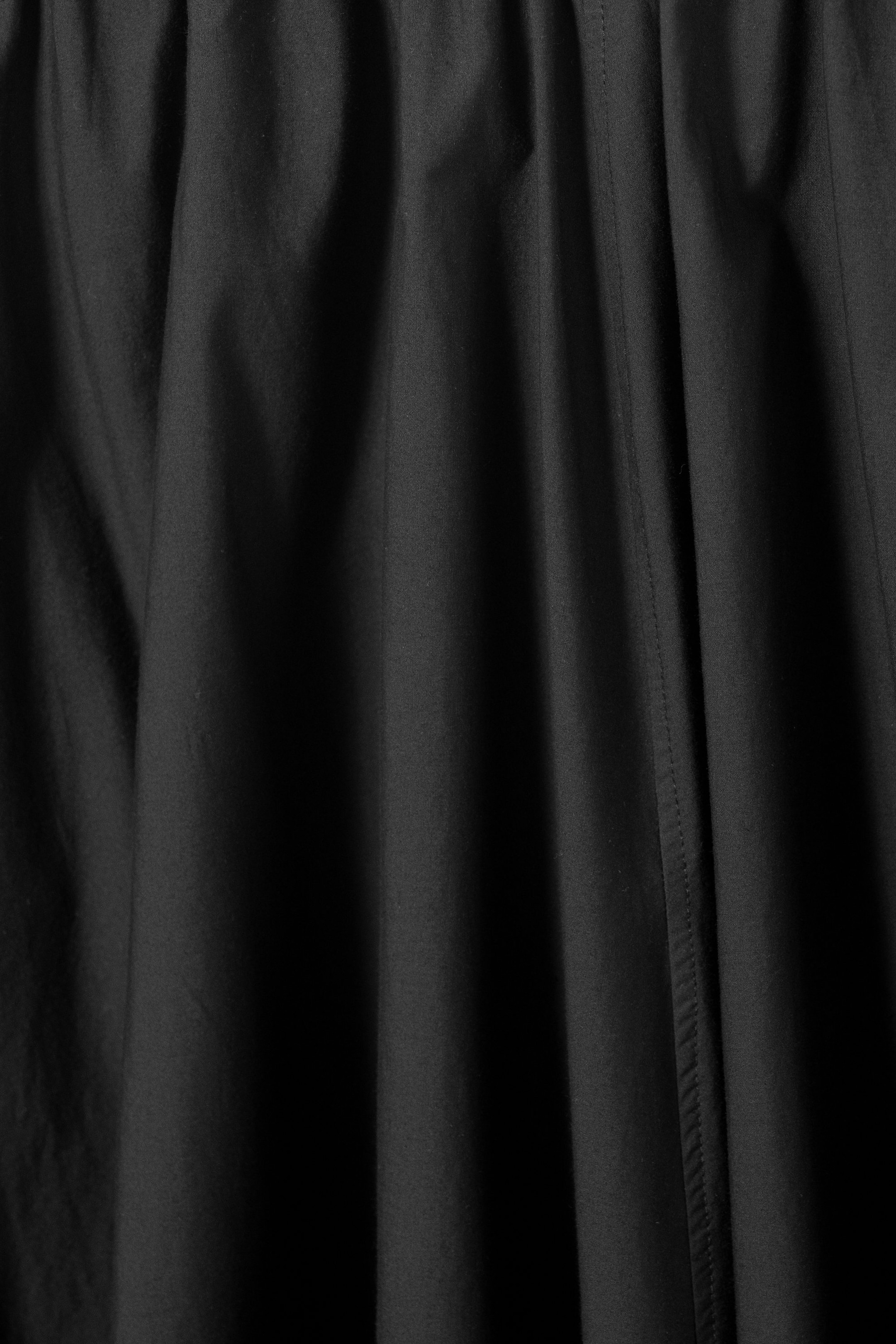 Black - Extend Long Skirt - 1