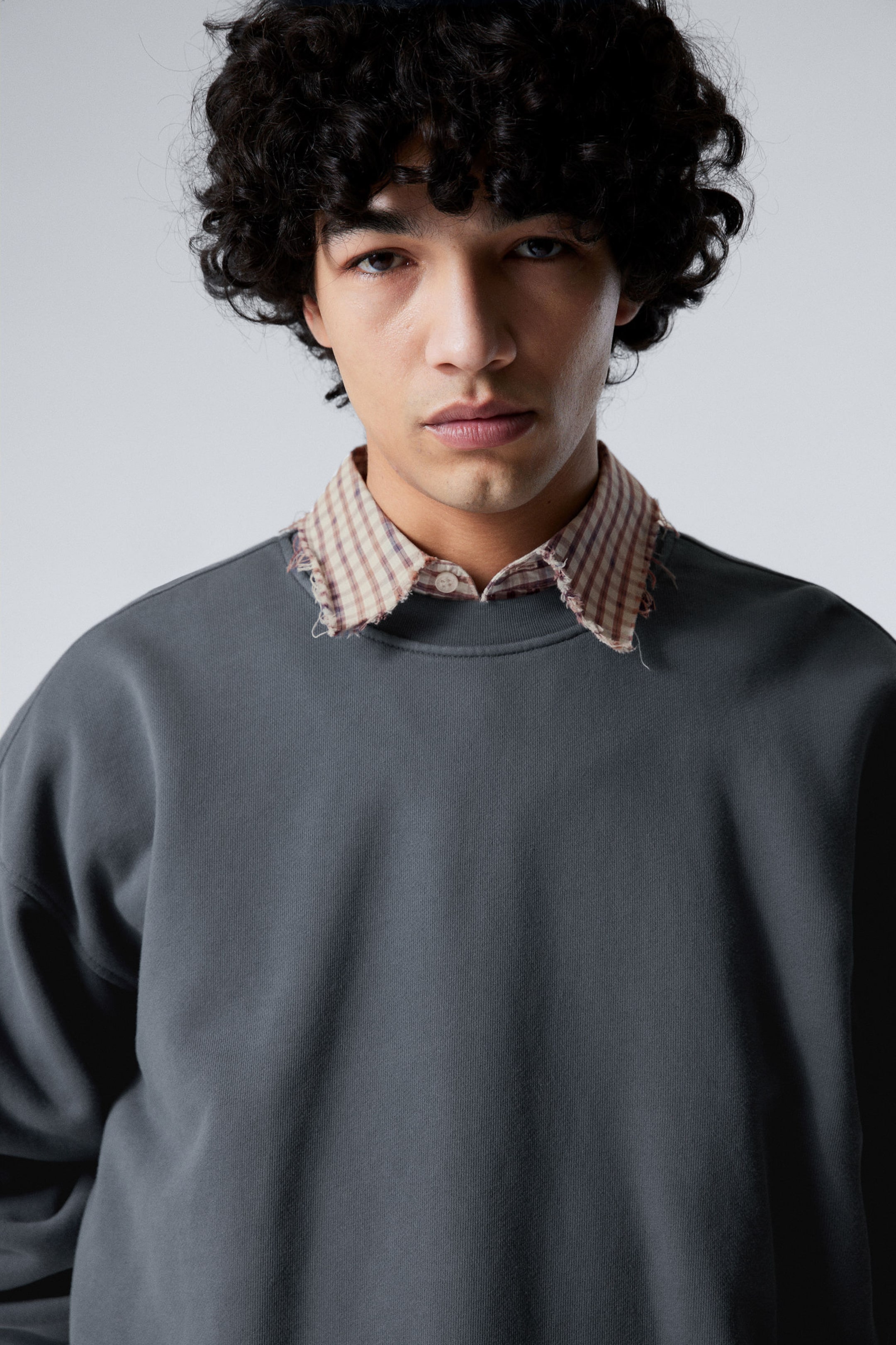 #3B4453 - Boxy Heavyweight Terry Sweatshirt - 2