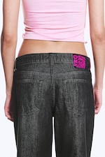 Verwaschenes Schwarz - Loosy Lucie Low Rise Regular Flared Leg Jeans - 3