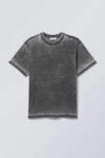 Washed Dark Grey - Washed Boxy T-shirt - 0