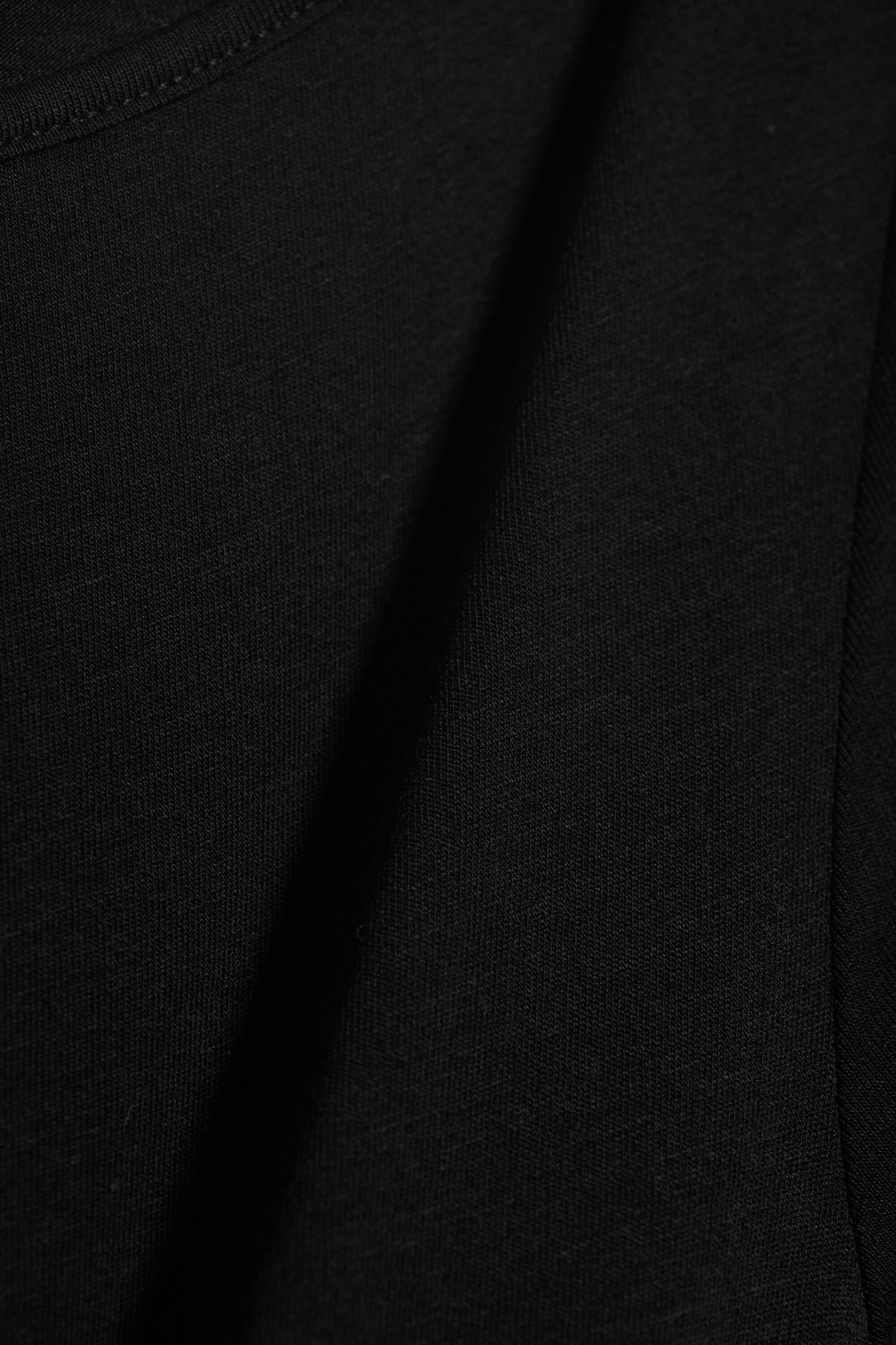 Transparentes Schwarz - Transparentes Longsleeve mit U-Boot-Ausschnitt - 4