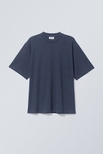 Dark Blue - Oversized T-shirt - 0