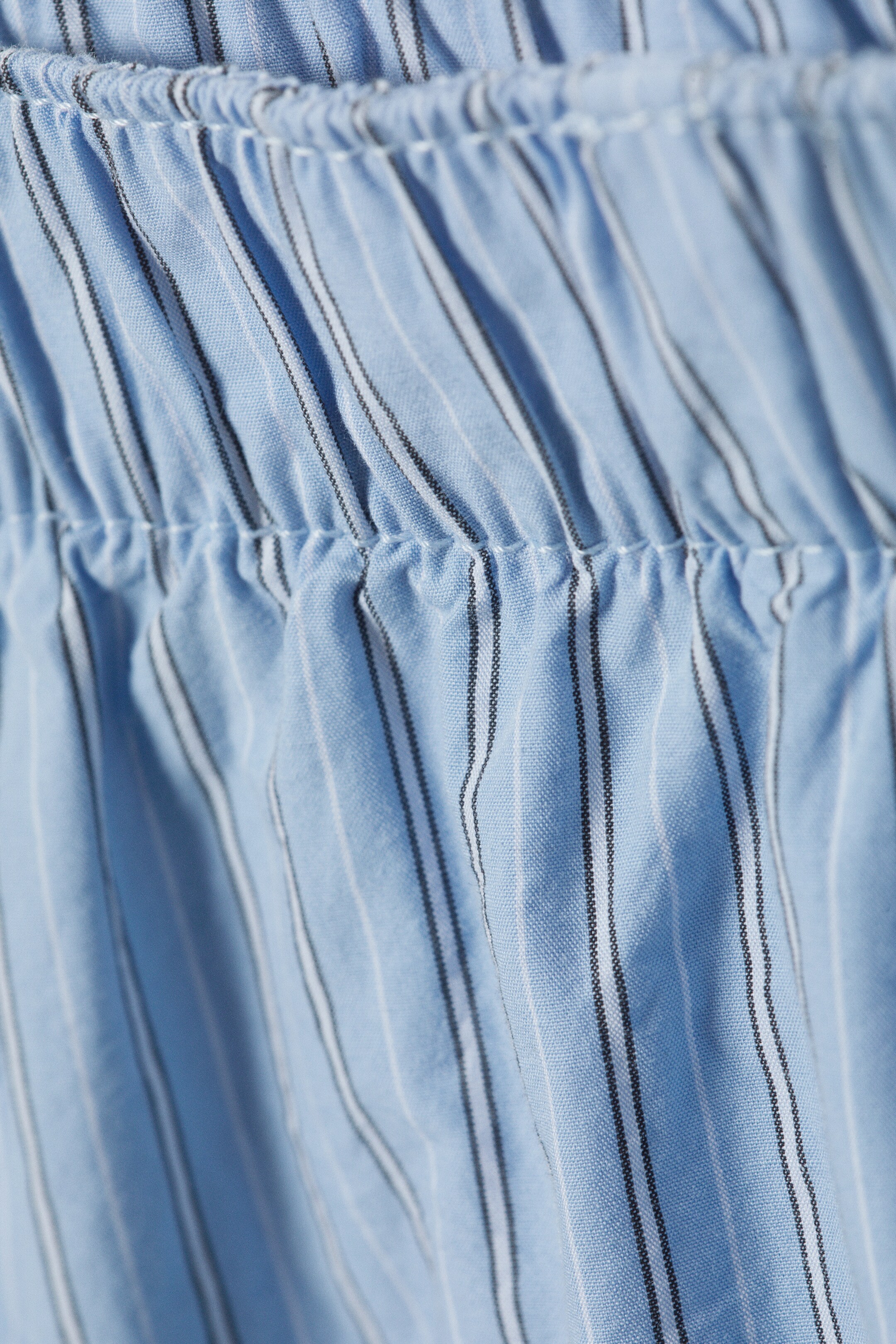 Nagyobb kép megtekintése: Low Rise Cotton Shorts - Striped Light Blue - NŐI | H&M HU 2