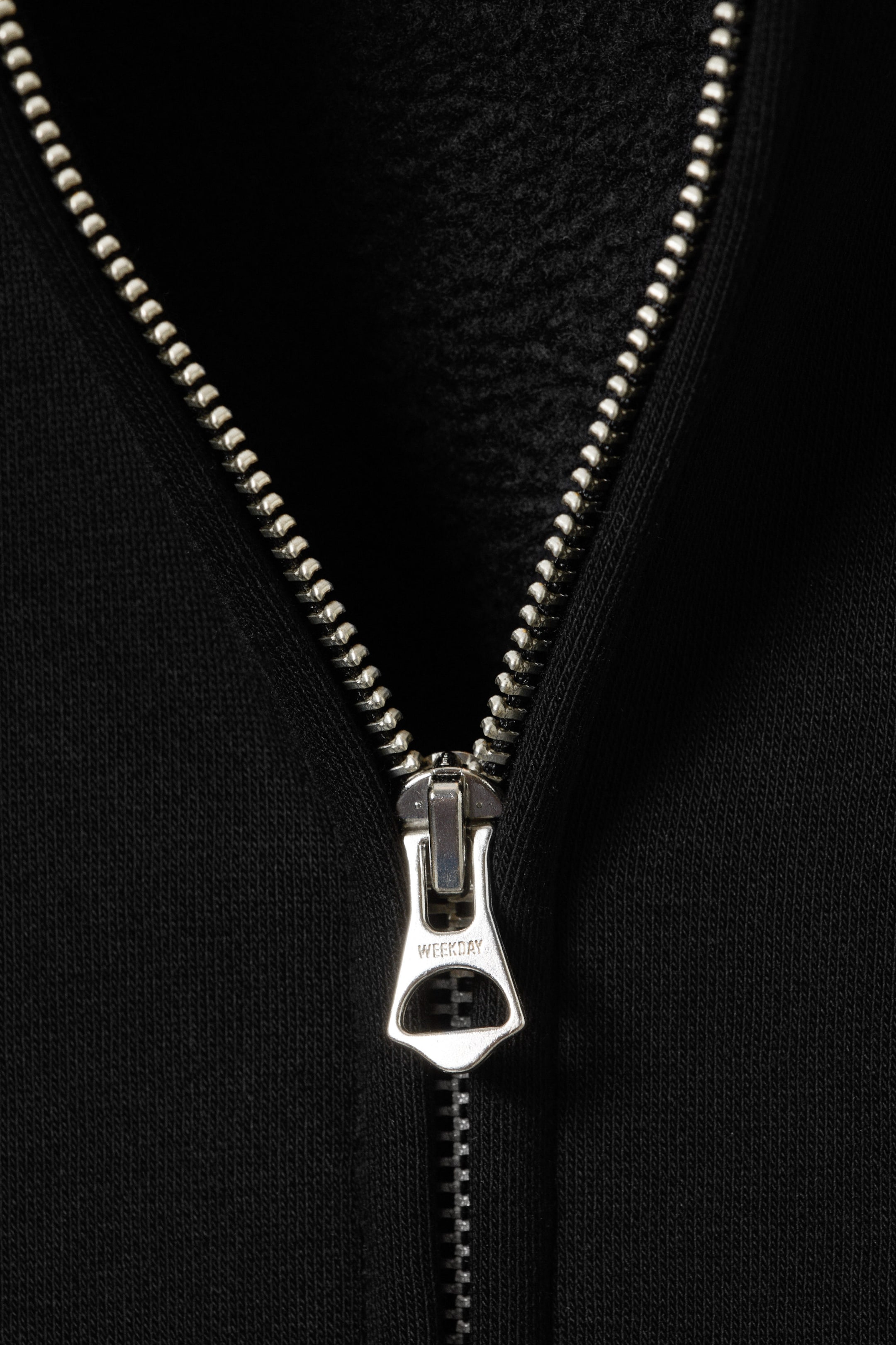 Black - Oversized Heavyweight Zip Hoodie - 5