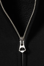 Black - Oversized Heavyweight Zip Hoodie - 5