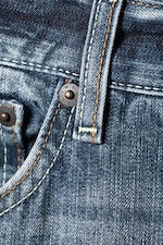 Board Blue - Medium Blue - Meteor Low Rise Relaxed Straight Leg Jeans - 7