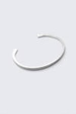 Silver - Silver-Plated Open Cuff Bracelet - 4