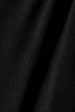Black - Knee-length Pull-on Skirt - 1