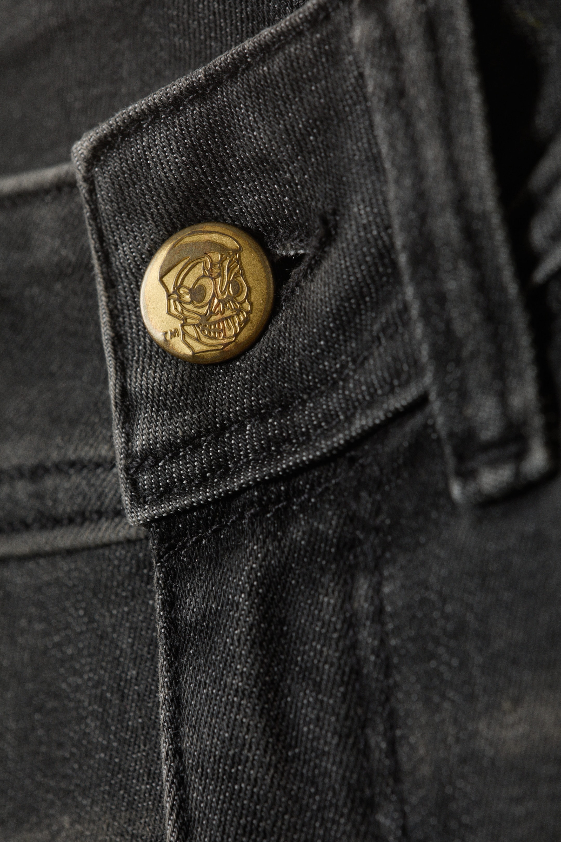 Mustard Black - Black - FLARE LOW RISE FLARED SKINNY JEANS - 5