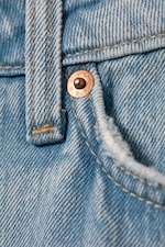 Lip Blue - Light Blue - Ample Low Rise Loose Wide Leg Jeans - 1