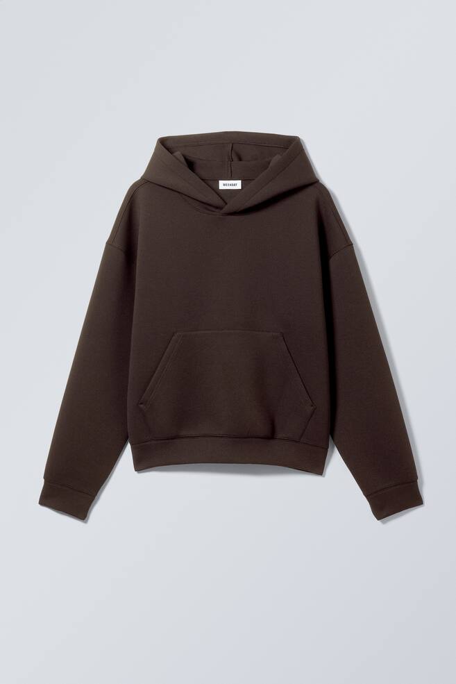 Simon – Scuba-Hoodie - Dunkelbraun/Grey Melange/Schwarz/Dunkelgrau/Hellgrau meliert - 1