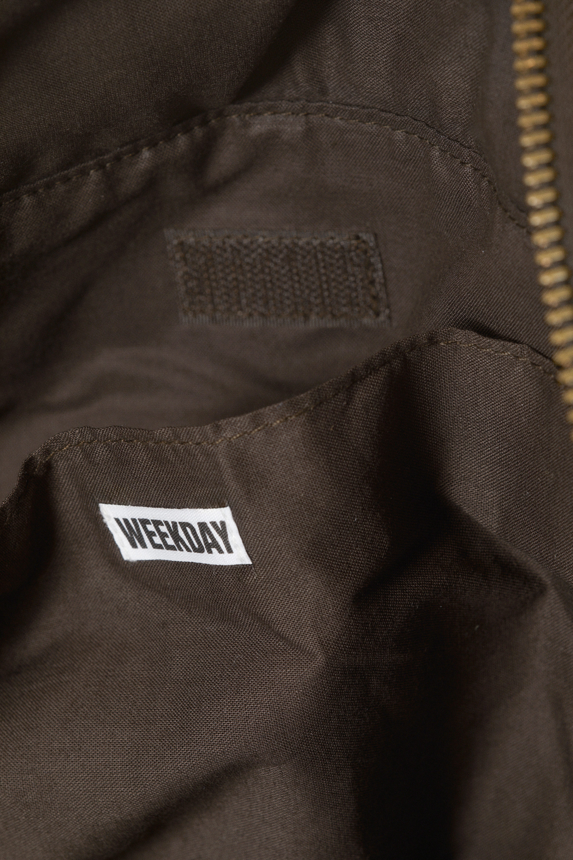 Dark Brown - Large Waxed Cotton Canvas Tote Bag - 2