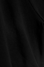 Svart - Lågmidjade hotpants i jersey - 4