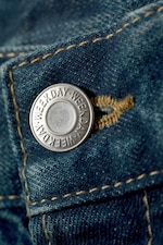 Gnarly Blue - Medium Blue - Space Split-Hem Relaxed Straight Leg Jeans - 1