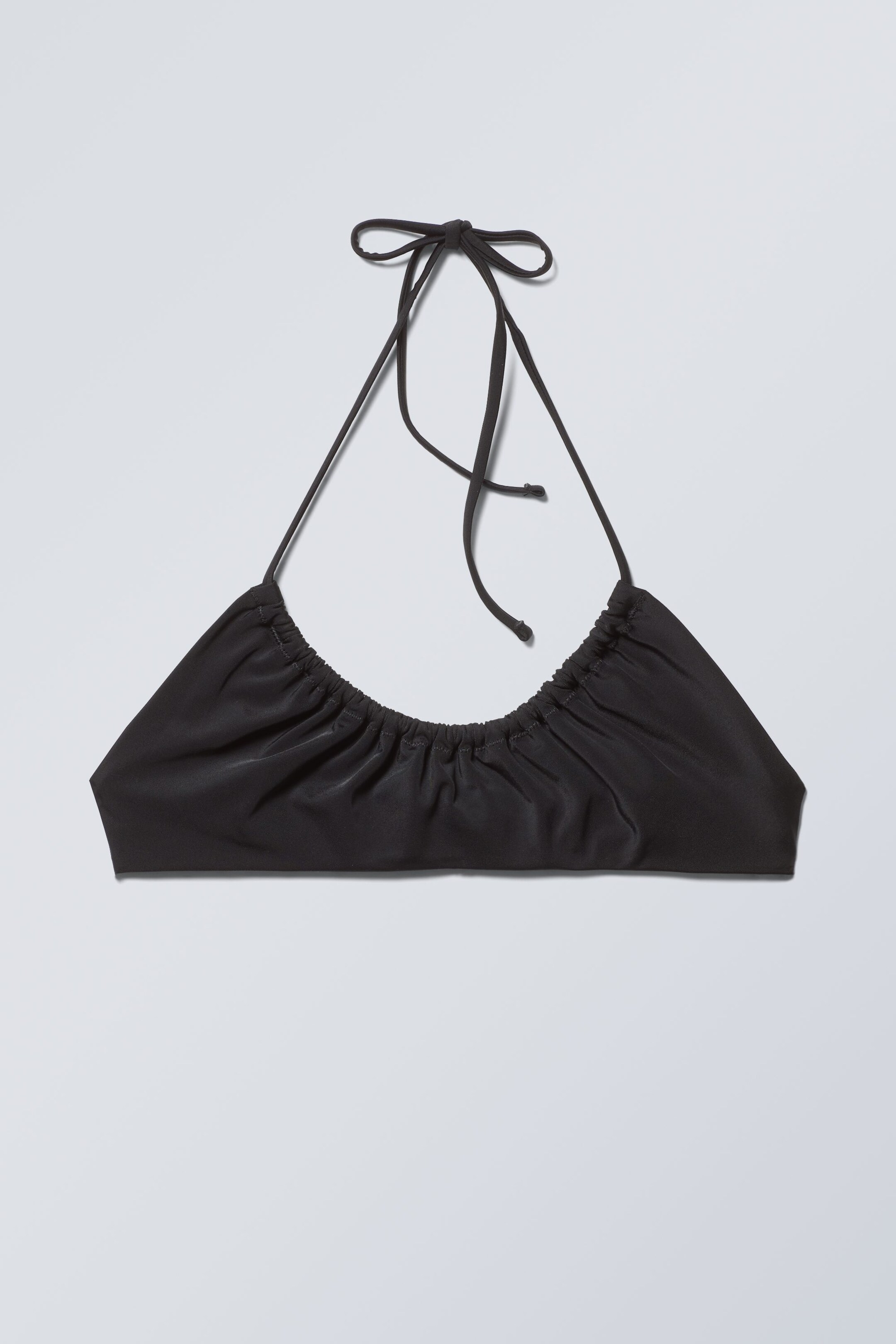 Schwarz - Neckholder-Bikinitop - 0