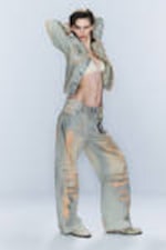 Hellblau - Pink Rip - CM x LB Looser Pink Rip Unisex Jeans - 3