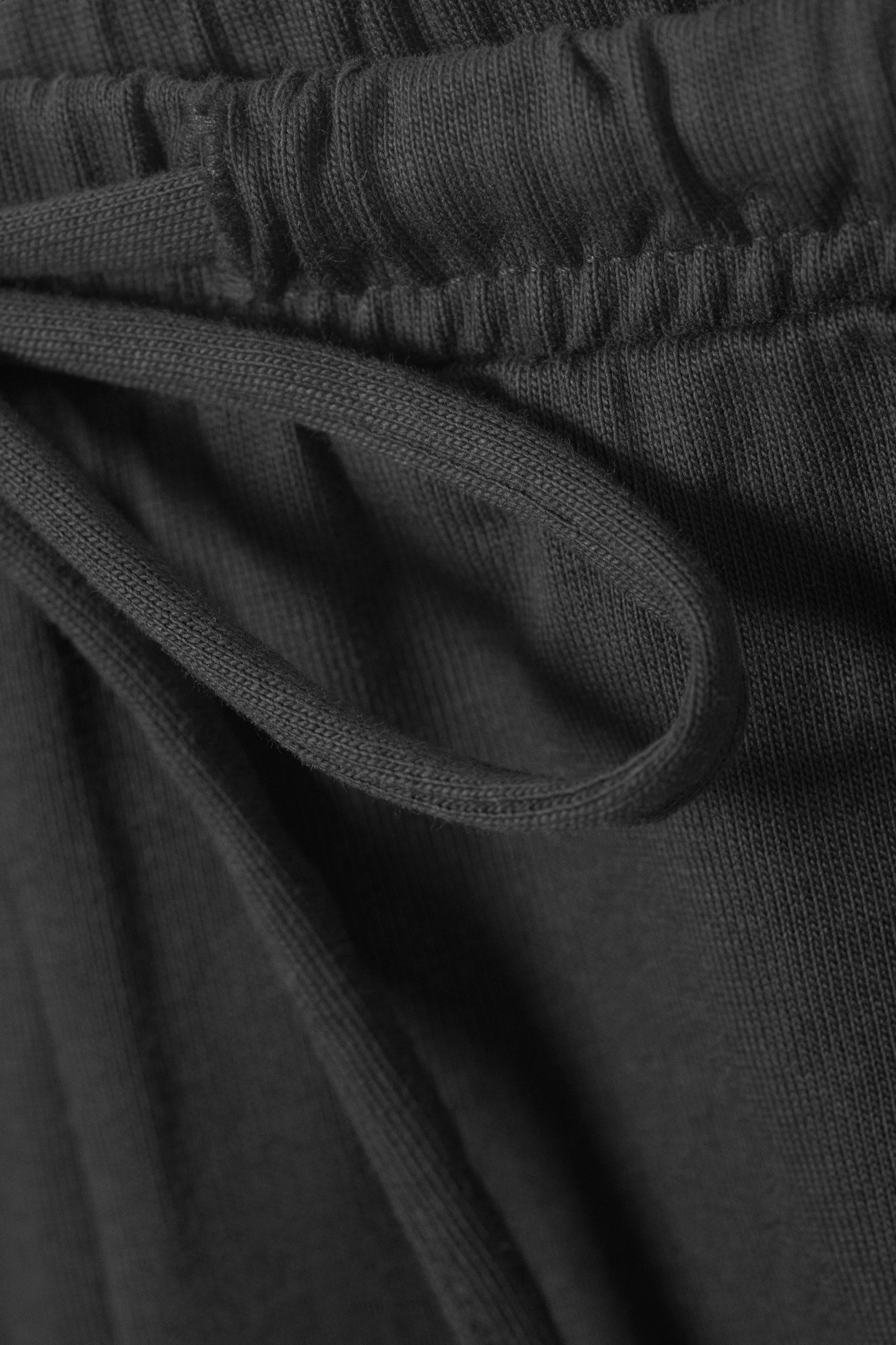 Dunkelgrau - Mini-Jersey-Shorts mit mittelhohem Bund - 2