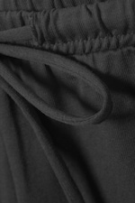 Dark Grey - Mid Rise Mini Jersey Shorts - 1