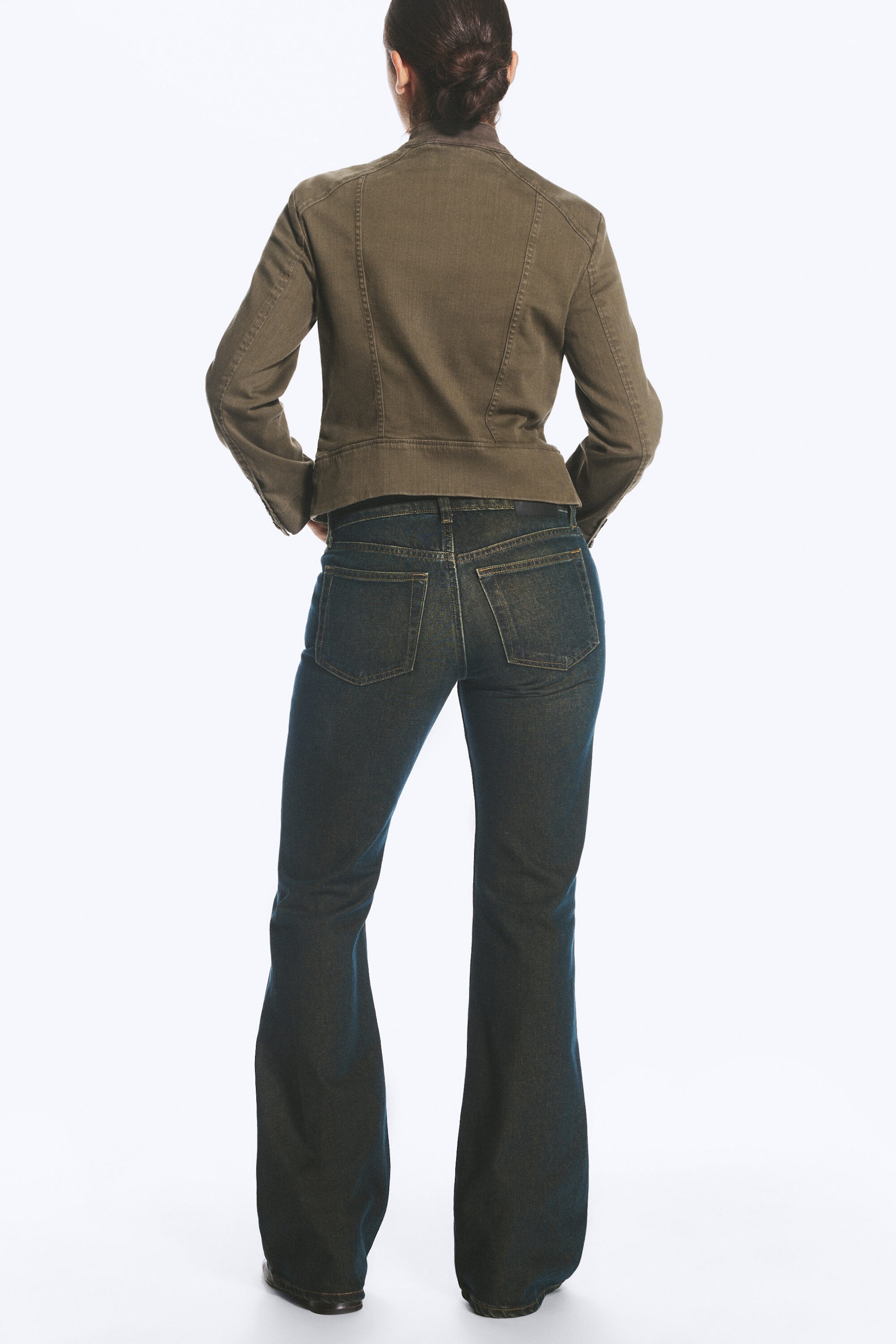 Lobster Blue - Dark Blue - Nova Low Rise Slim Bootcut Jeans - 3
