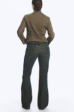 Lobster Blue - Dark Blue - Nova Low Rise Slim Bootcut Jeans - 3