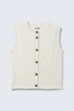 Off-white - Knitted SingleBreasted Vest - 4
